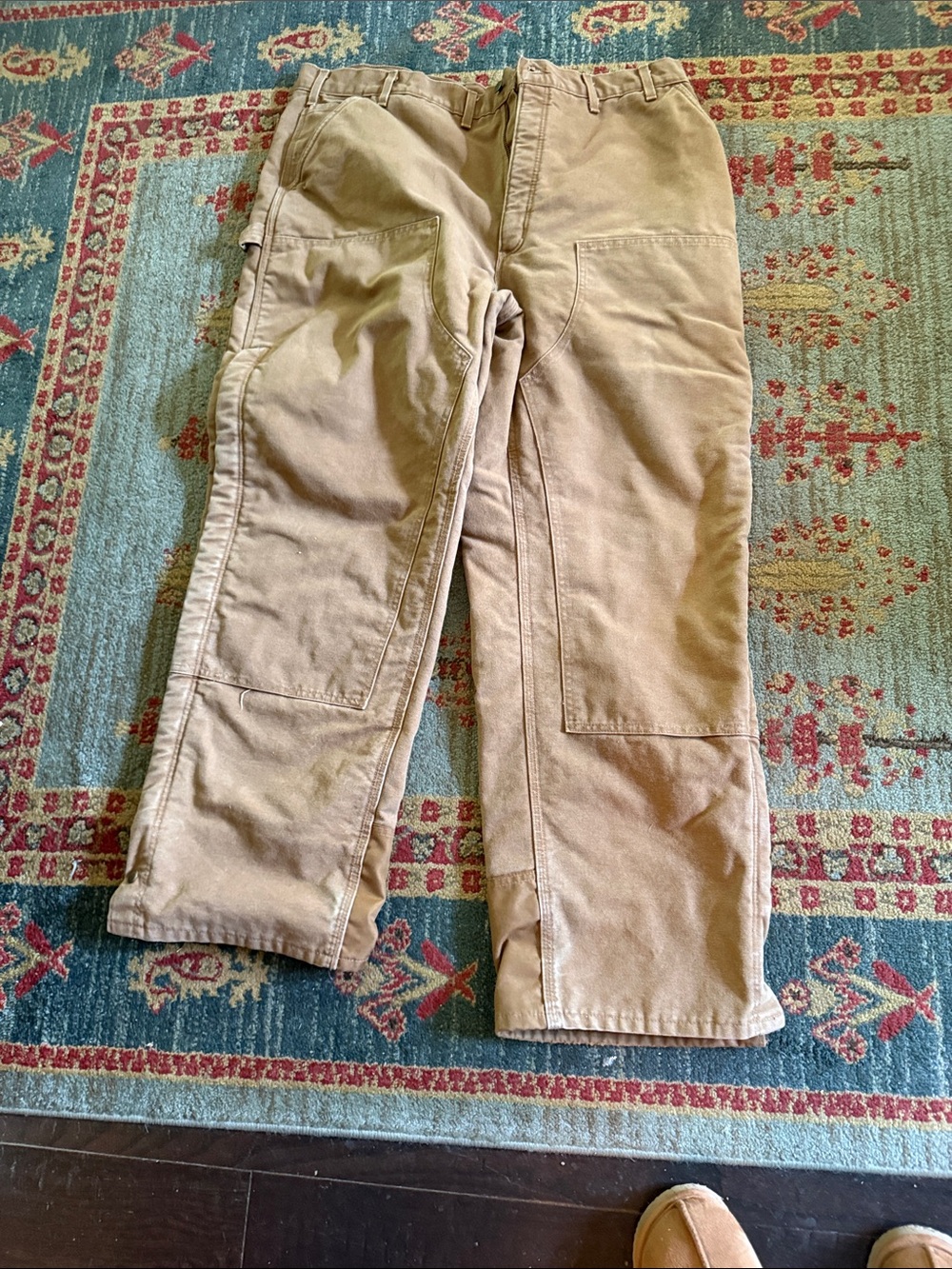 Carhartt Brown Lined Work Pants